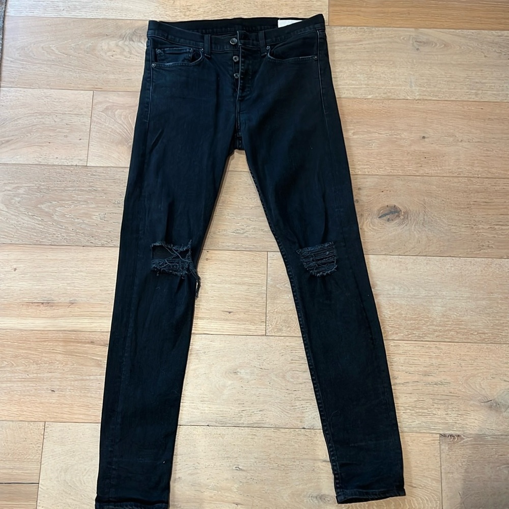Rag & Bone jean with ripped knees